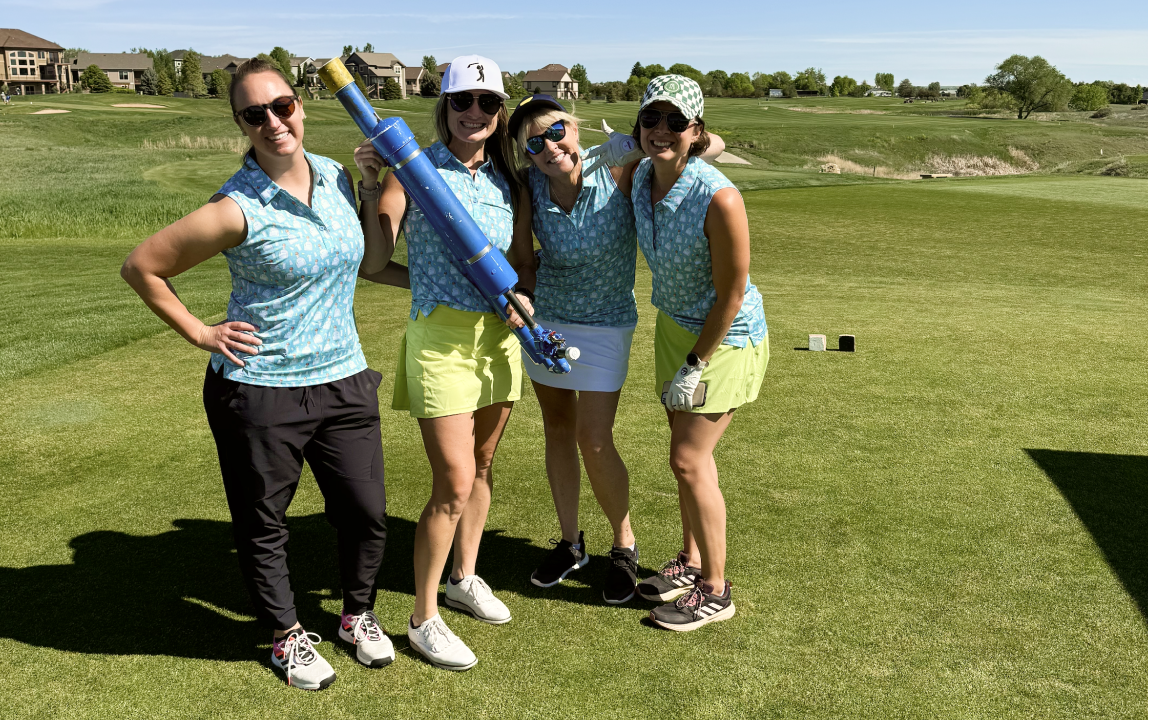 Golfers at Windshire Open